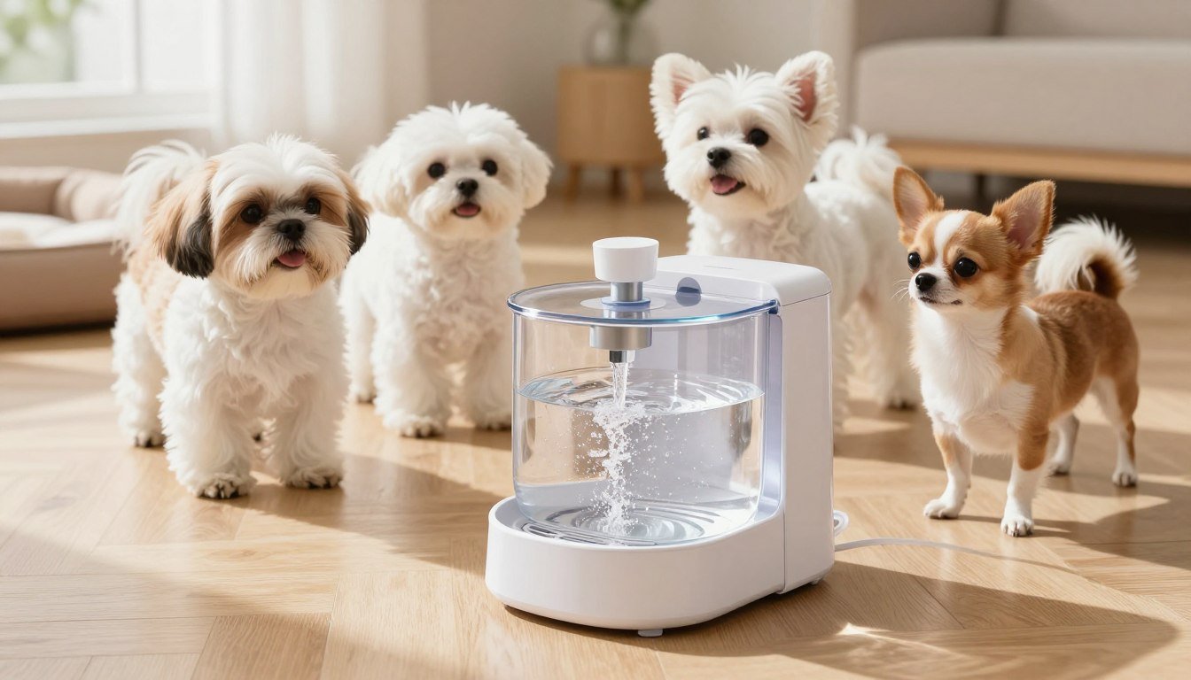 melhores bebedouros automáticos para cachorro pequeno