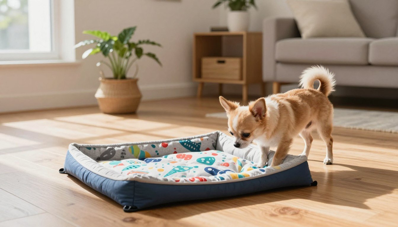 tapete higiênico ou mictório para cachorro pequeno