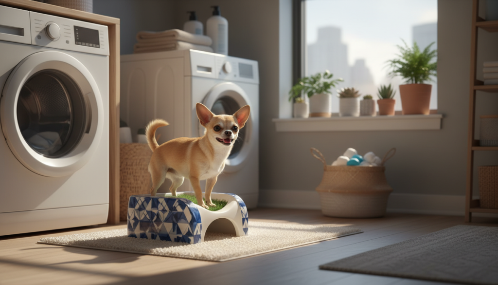 onde colocar o mictório do cachorro no apartamento