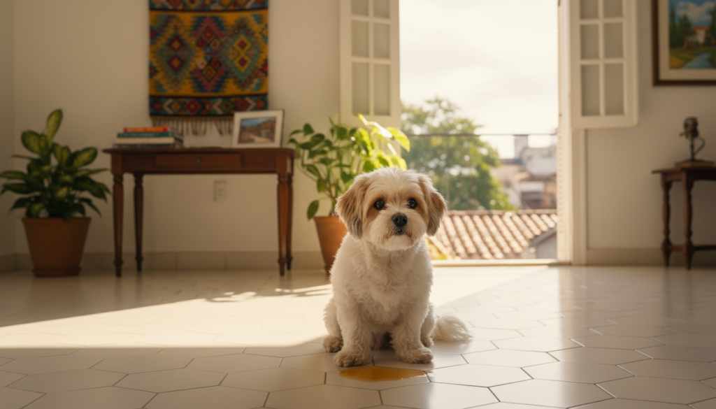 cachorro urinando muito